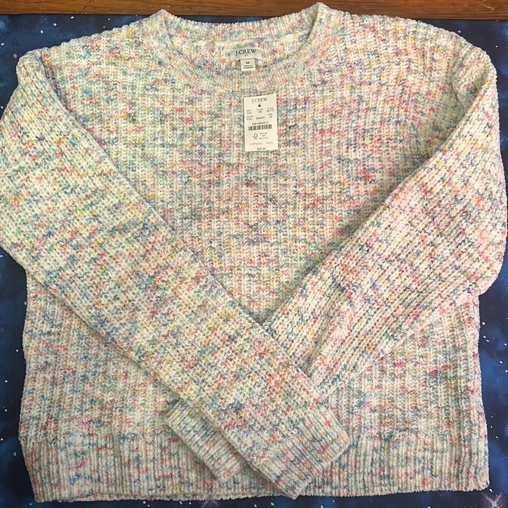 J.crew speckled confetti soft sweater